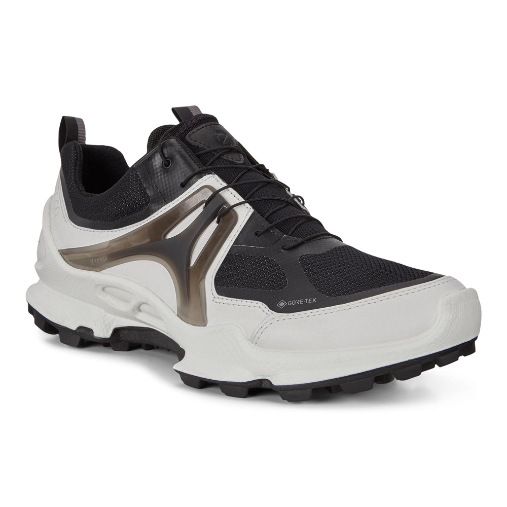 Tenis Hombre - ECCO Biom C-Trail Bajos Gtx - Blancos/Negros - ZLG403195